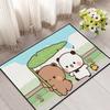 kawaii cartoon art bear d-dudu b-bubu small carpet Rug Carpet Home Decor Bedroom Mat Hallway Balcony Entrance Doormat Decoration