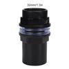 5 Pcs Set PVC Aquarium Water Pipe Joint Polished Finish Black Fish Tank Accessories Hexagonal Transparent Rubber Mat