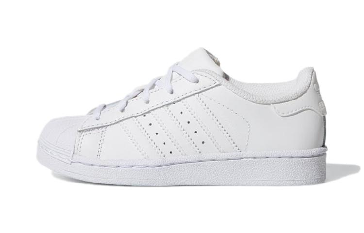 

Adidas Originals SUPERSTAR Comfortable Abrasion Resistant Low top Skateboard Shoes Pure White BA8380 28