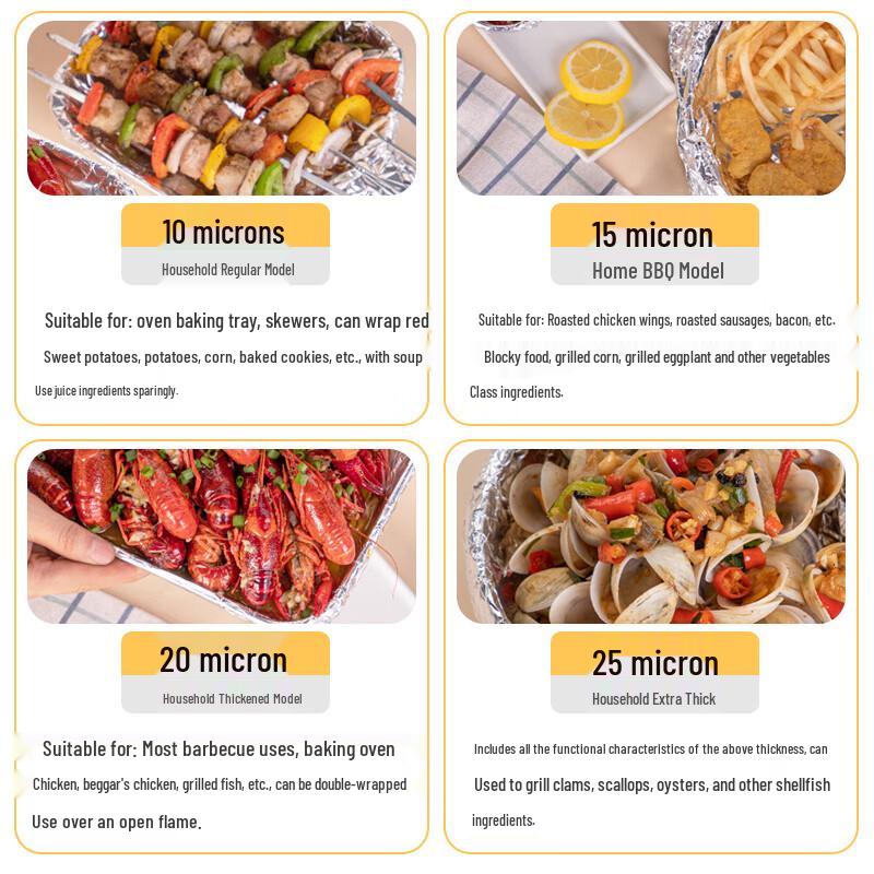 Food Grade Thickened Aluminum Foil Roll