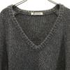 Alexander Wang Long sleeve V neck sweater XS Charcoal gray knit Women Used
