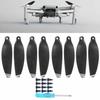 Lightweight Wing Blade Propellers, Drone Spare Accessories for Mavic Mini, 12 Screws, 8 Blades, Black with Silver Edges for Aircraft Use