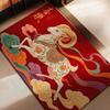 Blessing Words 2027 New Year Anti Slip Mat Cartoon Sheep Door Mat  Floor Protection