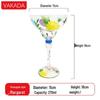 VAKADA Glass Margarita Cocktail Goblet