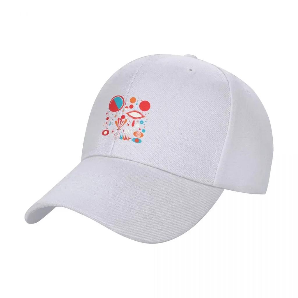Abstract Patterned Baseball Cap Luxury Caps Custom Caps Custom Cap Unisexs Tennis Womens