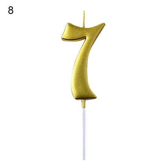 No Odor Cake Candle Great Portable Safe To Use Sparkling Number Candles Cake Topper