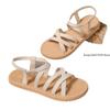 Fashion Women's Fashionable Lace-up Non-Slip Wear-Resistant Soft Bottom Comfortable Flat Heel Sandals Women Fashion Flats Open Toe