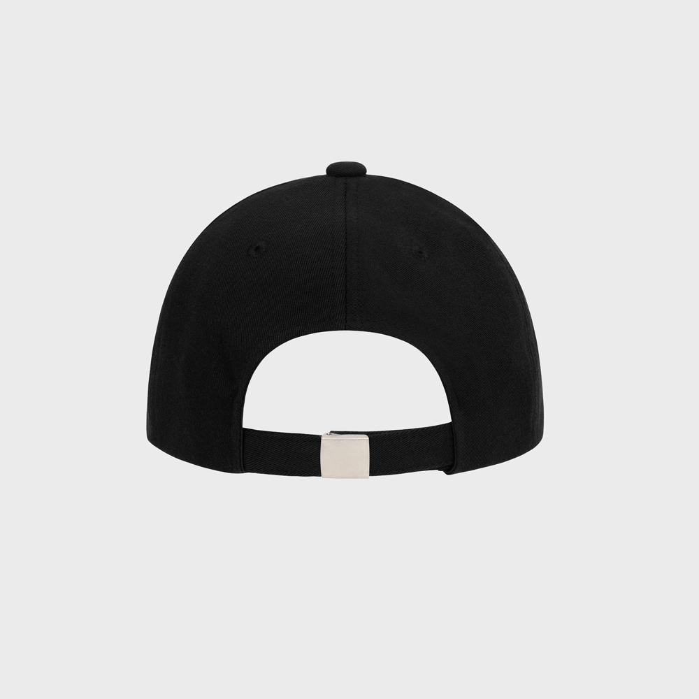 Kimjisu Dripping Patch Ball Cap _ Black