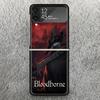Bloodborne Game Print Case For Samsung Galaxy Z Flip 3 4 5 6 7 5G Phone Shell Flip7 Flip6 Flip5 Flip4 Flip3 Pattern Cover For Sa