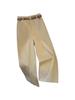 2025 Khaki High-Waisted Wide-Leg Pants for Women - Spring/Autumn Casual, Slimming, Versatile, Straight-Leg Design