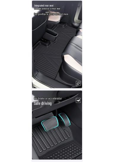 BYD Seagull and Dolphin Models 2526 TPE Smart Driving Floor Mats with Full Coverage Carpet
