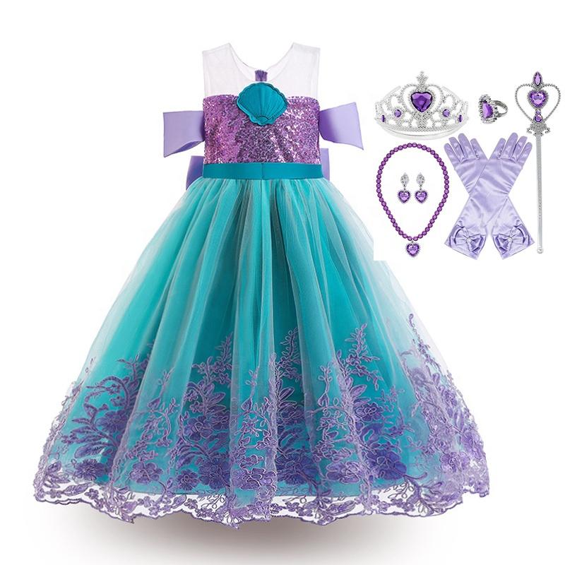 

Halloween Cosplay For Girls Party Costumes Children Mermaids Party Costume Princess