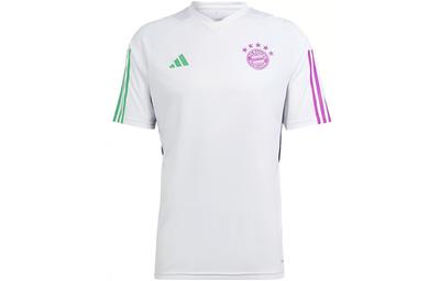 adidas FC Bayern Fußballtrikots Herren Weiß Moderat Gerader Schnitt IB1522