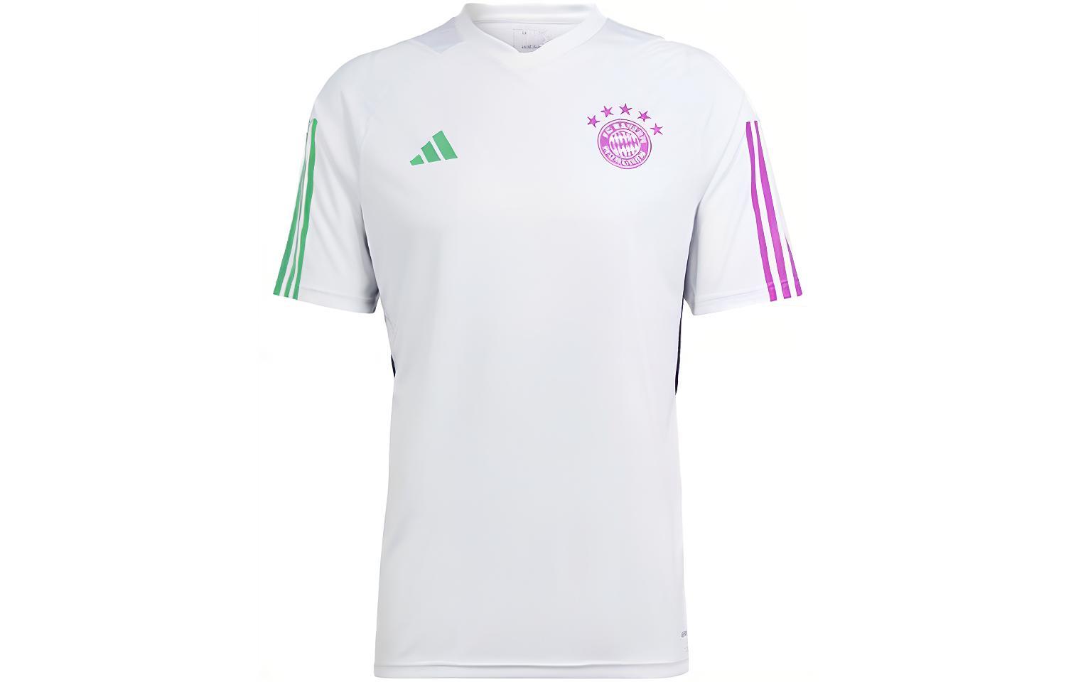 

Adidas FC Bayern Soccer Jerseys Men s White Moderate Straight Fit IB1522 XL