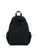 Nylon Girls Backpack With Letter Embroidery And Curved Shoulder Straps For School And Travel