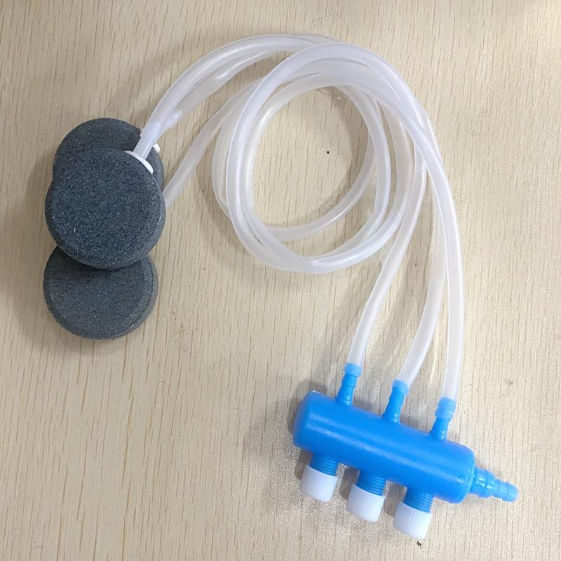 Practical Aquarium Air Pump Flow Control Valve Distributor Hose Splitter Fish Tank Pump Accessories Split-flow Oxygen Tube
