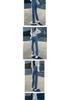 2025 Versatile High Elasticity Wide-Leg Maternity Denim Pants