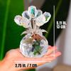 Hochzeitstagsgeschenk für Frauen: Beliebtes K9 Kristall Transparent Rose Geschenk - Ein Strauß ewiger Rosen - Ein Rosenornament - Perfekt für Geburtstag