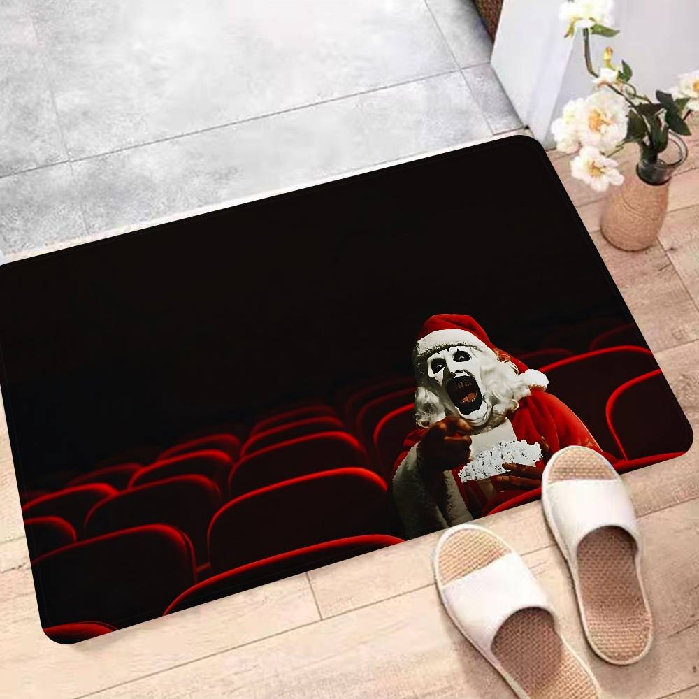 Horror Movie Terrifiers Floor Mat INS Style Soft Bedroom Floor House Laundry Room Mat Anti-skid Household Carpets