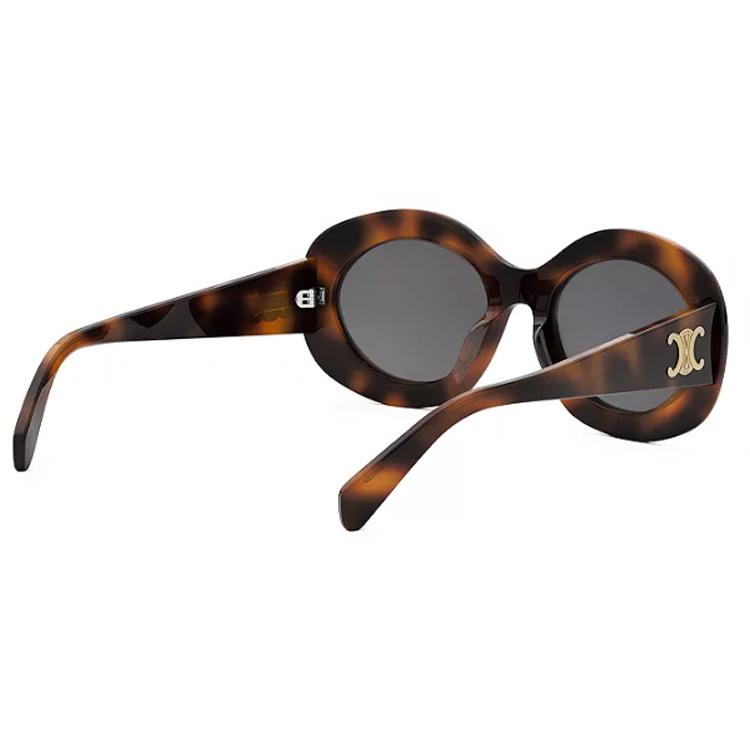 Celine Oval Frame Pattern Sunglasses Unisex sunglasses Tortoise CL40292U53A