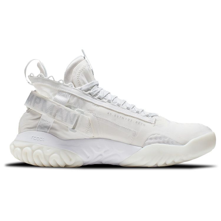 Air Jordan Proto React Triple White Unisex Tenisky Bílá-Bílá BV1654-101