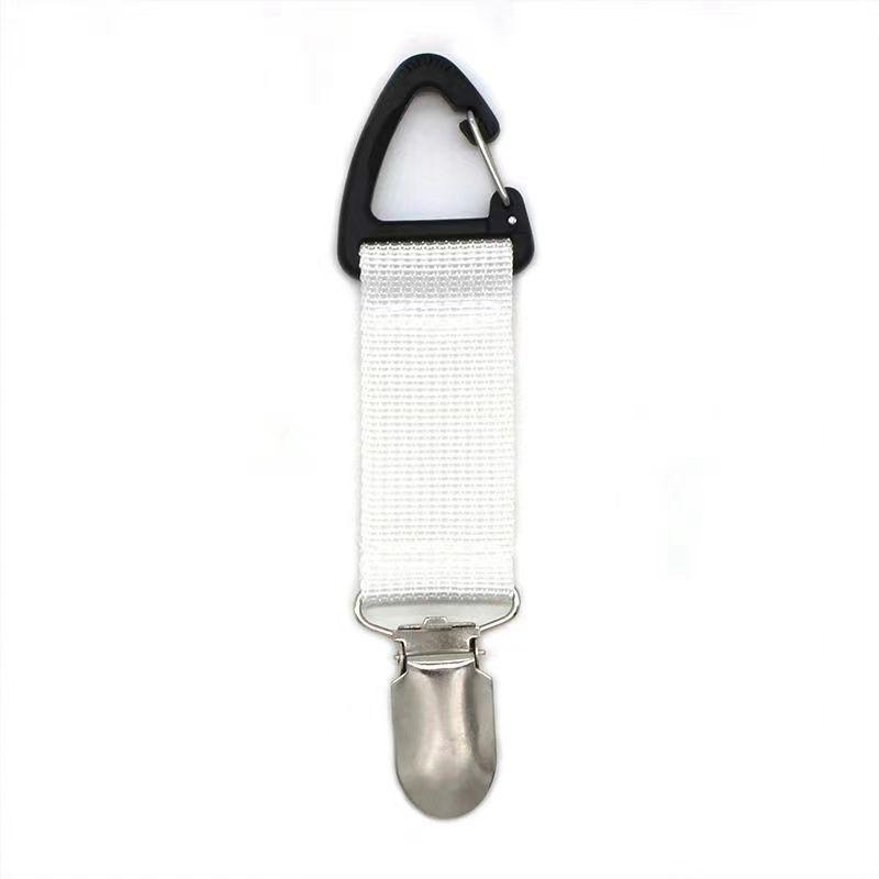 Korean Style Hat Clip: Anti-Lost, Portable, Non-Elastic Fabric Hat Holder for Travel and Straw Hats