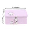 1Pc Lockable Storage Box Desktop Home Use Tinplate Can Money Box For Kids Waterproof Portable Secret Safe Box