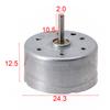 RF-300CA RC-300 DC 3V 5V 6V 10300RPM Mini 24mm Round Electric Motor 2mm Shaft SolarEquipment Supplies Generator Part Tool