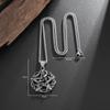 Retro Pentagram Snake King Necklace for Men Women Fashion Punk Animal Style Pendant Chain Jewelry Halloween Gift