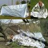 1pcs Thermal Survival Blanket Foil Space Blanket Windproof Portable Camping Hiking Emergency Marathons All Weather Conditi