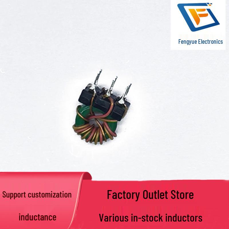 

Toroidal Common Mode Inductor: 100uH, 2A, 3-Wire, 4-Turn, 3.5x3.5 Base, Ferrite Core, T9x5x3.