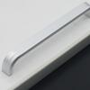 Aluminum Zinc Zinc Alloy Door Cabinet Straight Handle Silver Door Knobs Furniture Handle  Cabinet