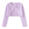 Bowknot Girls Knitted Cardigan Jacket Small and Medium Children's Sweater Thin Jacket