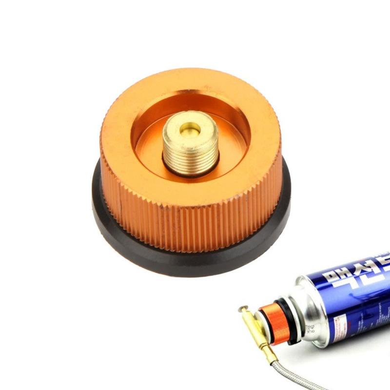 High Quality Camping Gas Furnace Converter Device Long Gas Tank Gas Furnace Conversion Head Metal Gas Tank Cylinder Adapter