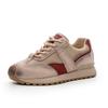 Herbst neue Retro-Lederfarbenkombination dicke Sohle Damen Freizeit Sport Damenmode Freizeit