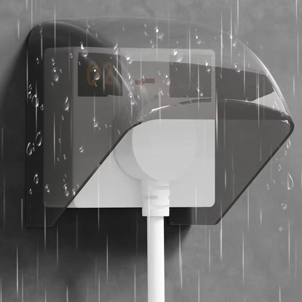 Rainproof Design Electric Plug Cover Waterproof Protection Waterproof Box  Socket Protection