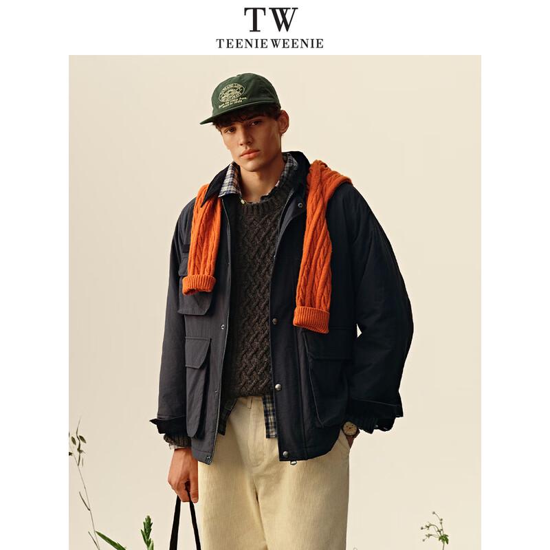 Teenie Weenie Men's Retro Badge Lapel Coat