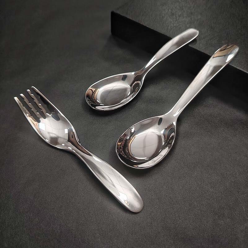Zhinianhua 316 Stainless Steel Kids Fork and Spoon Set