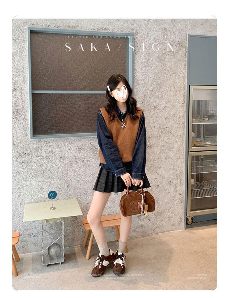 Su Yinyin Style 8cm Height-Boost Women's Suede Lace-Up Trendy Sneakers with Thick Soles