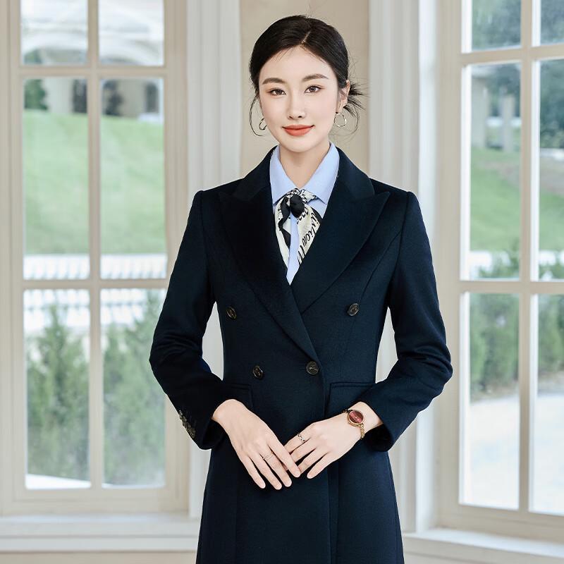 TLUOMAN Women's Professional Mid-Length Wool Coat