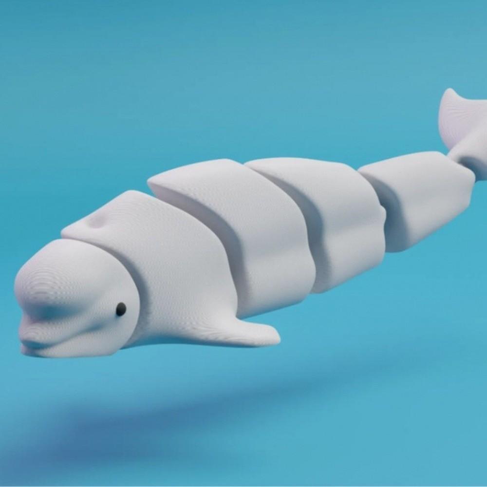 

Multi-Joint Movable 3D Printed Animal Joint Mini Marine Animal Model Home Decoration Style C