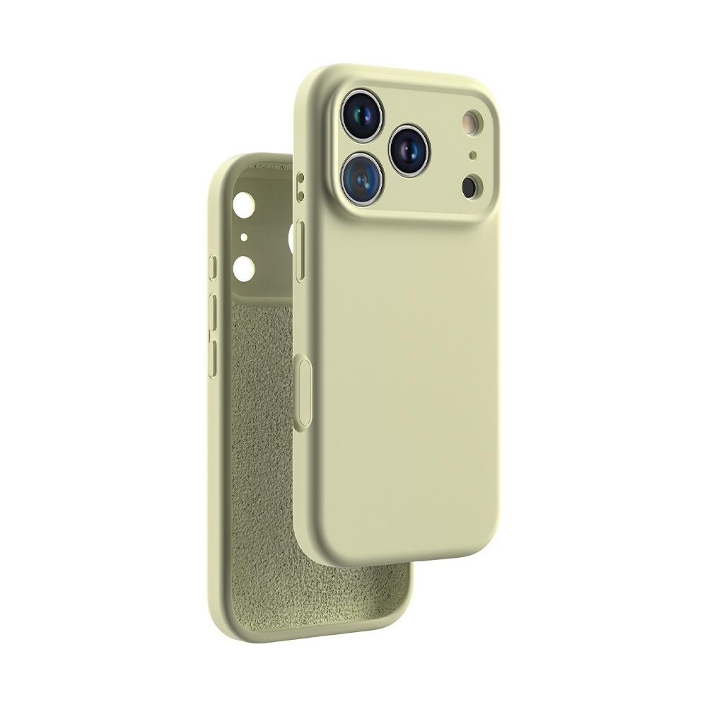 Applicable to iPhone17Pro liquid silicone mobile phone case Apple 17air magnetic suction integrated camera button case