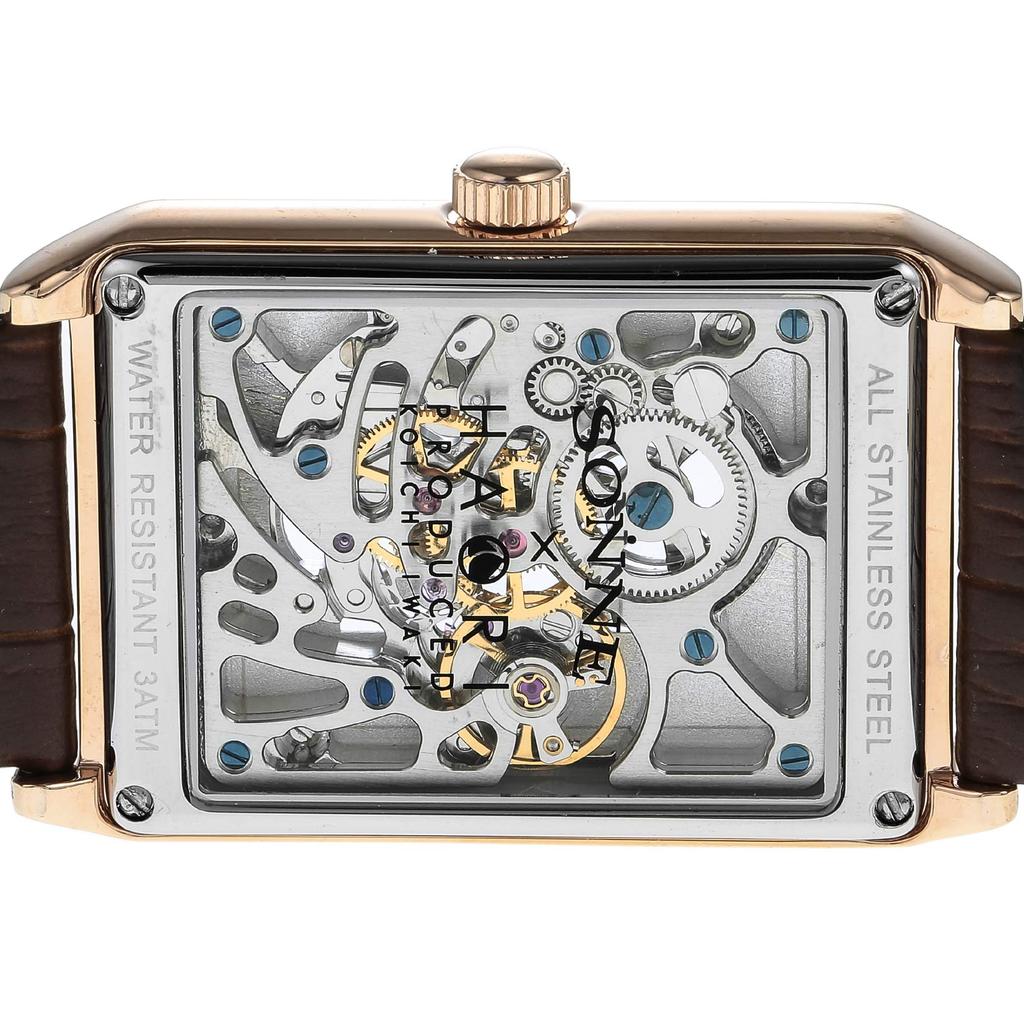 Wristwatch H021 Silver Dial Stainless Steel 41MM Watch H021PGBR Brown [SONNE] Hand-wound Men's