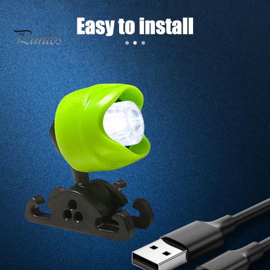 Mini Shoe Light 3 Modes Adjustable Waterproof Lightweight Rechargeable Super Bright Outdoor Camping Hiking Night Walking Sports Shoes Headlight