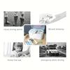 Portable Storage Box, a Household Safe Plastic Organizer, Featuring a Double-Layered Compartment /Quick Retrieval/Household Safe