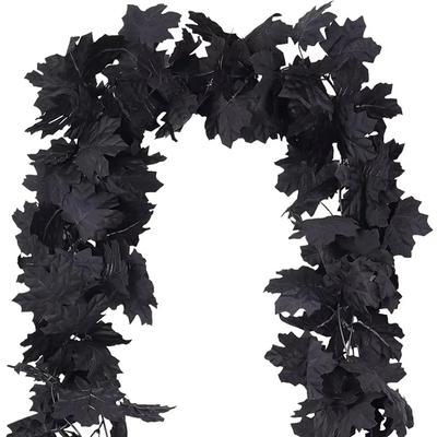 Künstliche Pflanzen Ahornblatt Ranken Blumen Halloween Weihnachten Girlande Hochzeit Haus Zimmer Garten Außen Dekoration Festival DIY Geschenke