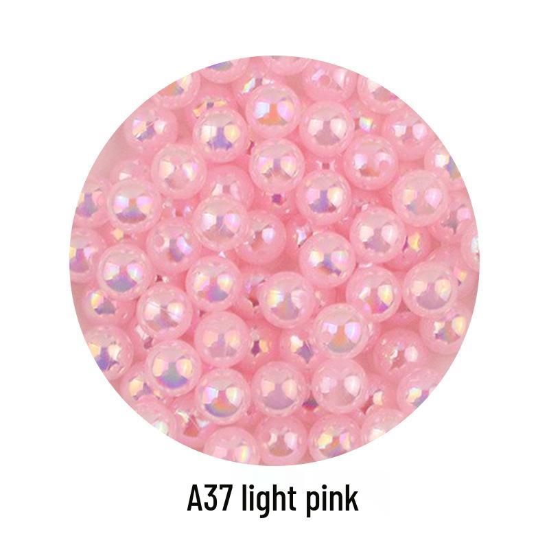 Iridescent AB Color Bubble Beads – Handmade for DIY Bracelets, Wedding Dress Accessories, and Imitation Pearls
