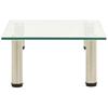Soporte de TV 40 x 35 x 17 cm Vidrio Templado Transparente