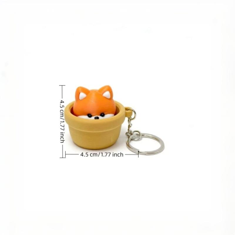 Finger Button Fidget Clicker Soft Slow Rebound Pressure Relief Keychain Fun Small Toy for Long Trip Pass Time