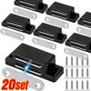20/5Set Magnetic Door Catch Multi-Purpose Strong Adhesion Furniture Cabinet Door Drawer Closures Latch For Home Kitchen Bedroom